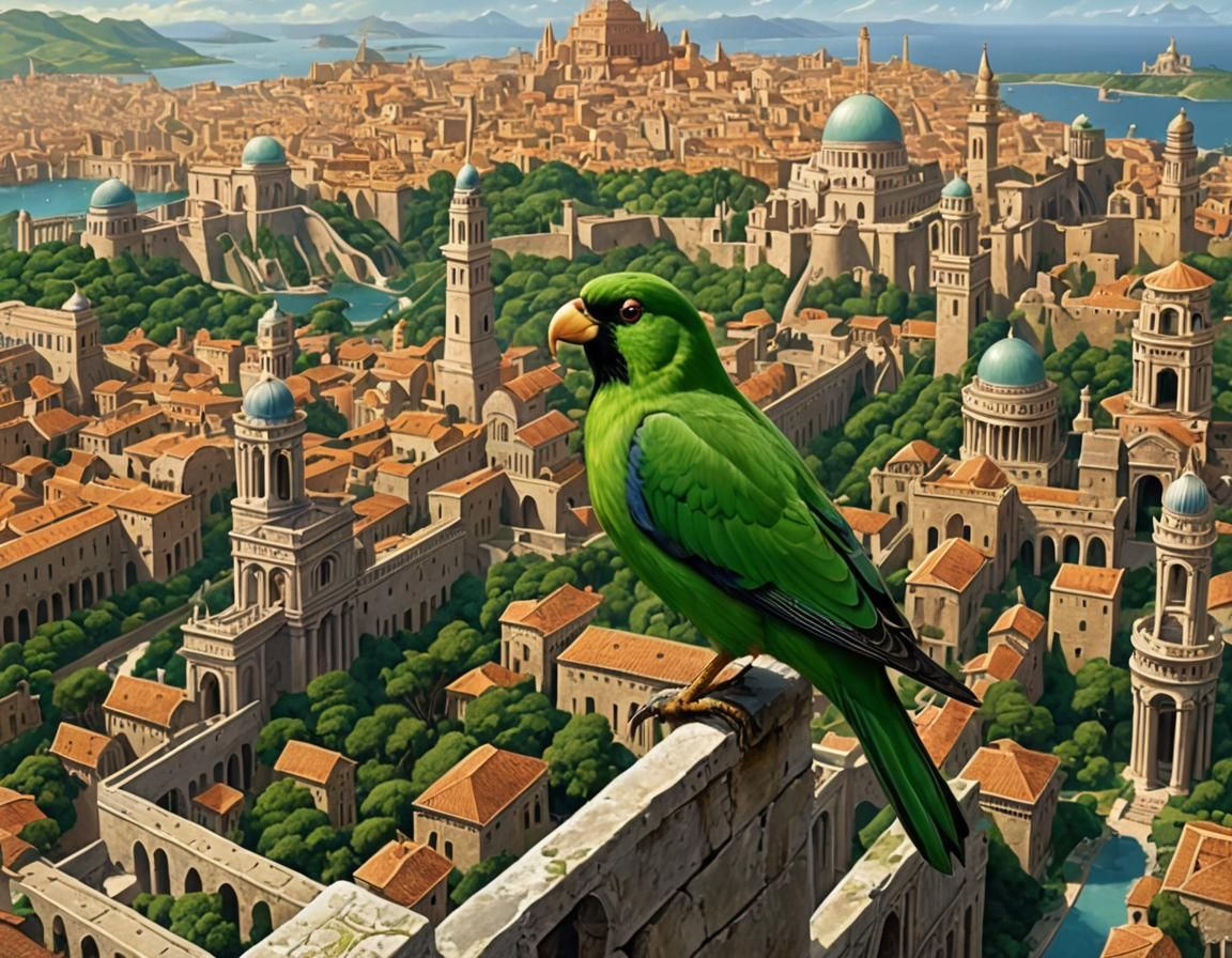 You say you've seen the seven wonders
And you bird is green
...