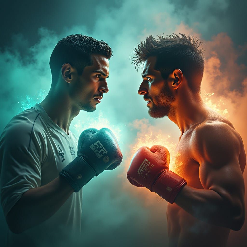 Boxing Titans in Ethereal Arena