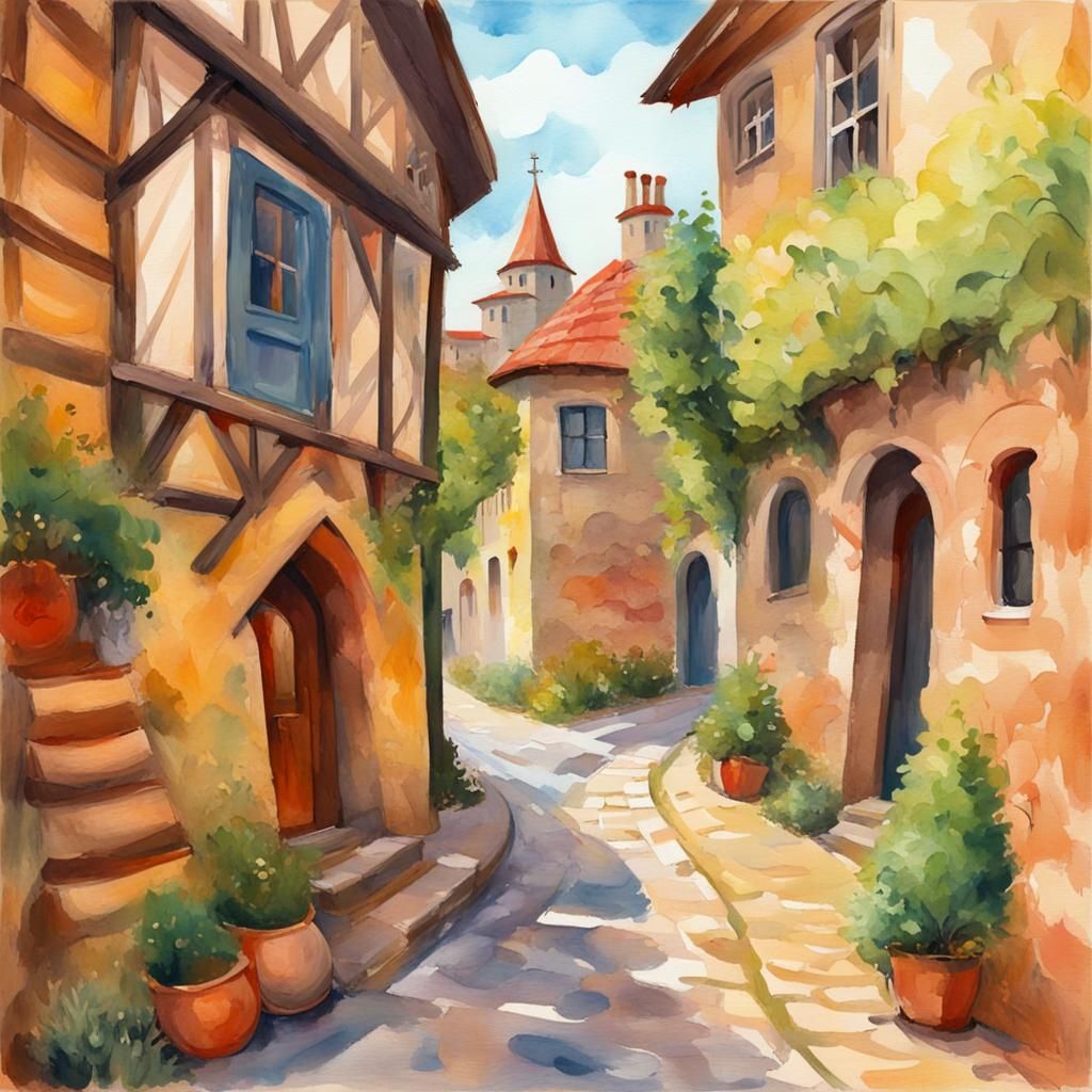 Medieval village