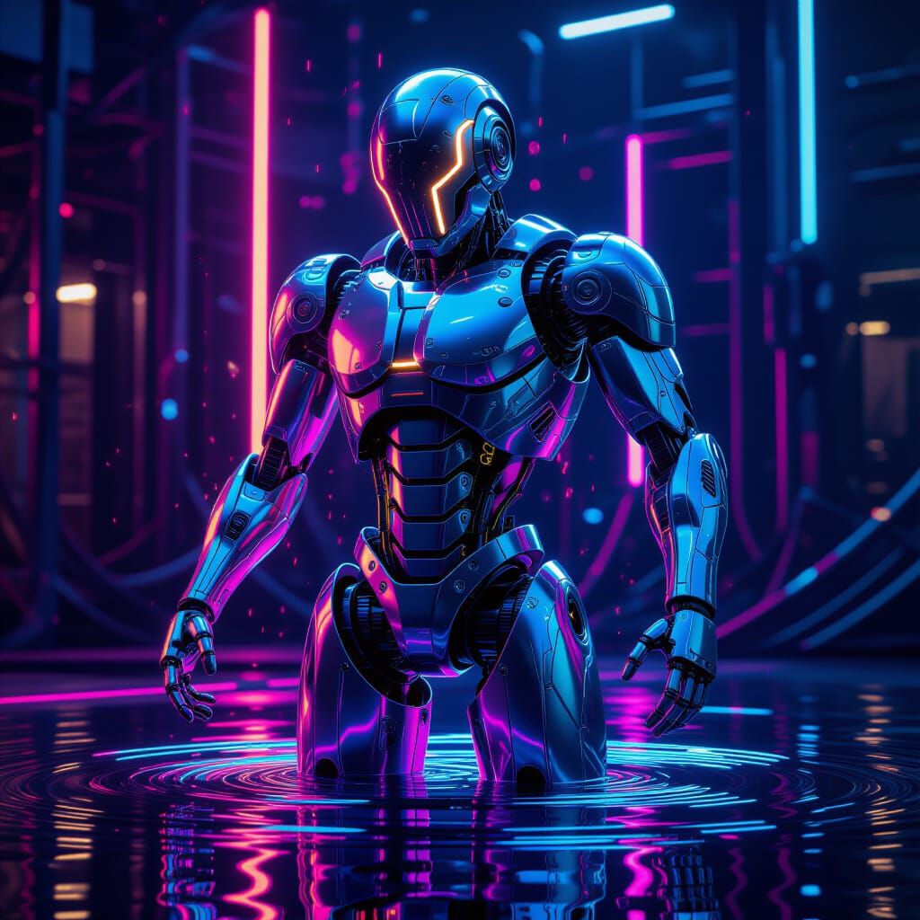 Liquid Metal Robot in Motion