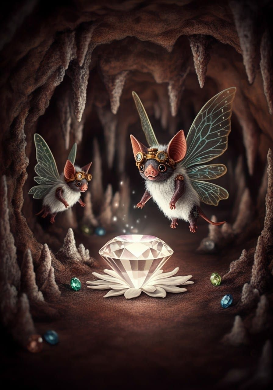 Steampunk Fairy-Bat at Speleothem Dress-Up Party