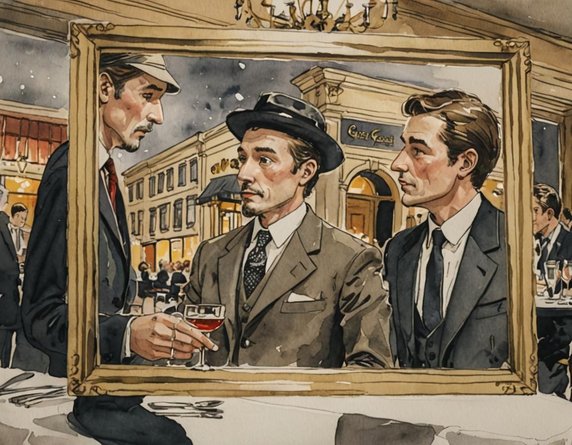 Ghosts on a Date at a Fancy Restaurant