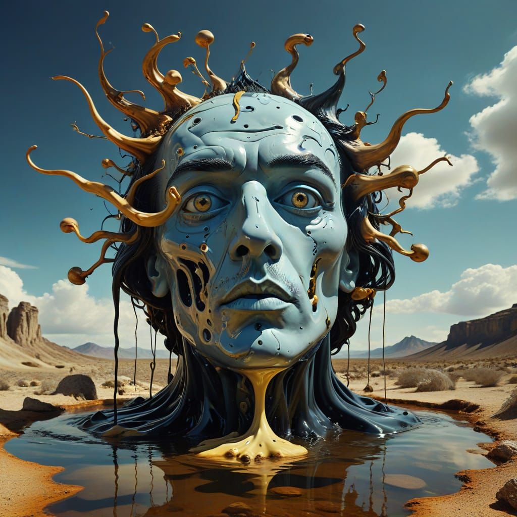 Surreal Men in a Dreamlike World