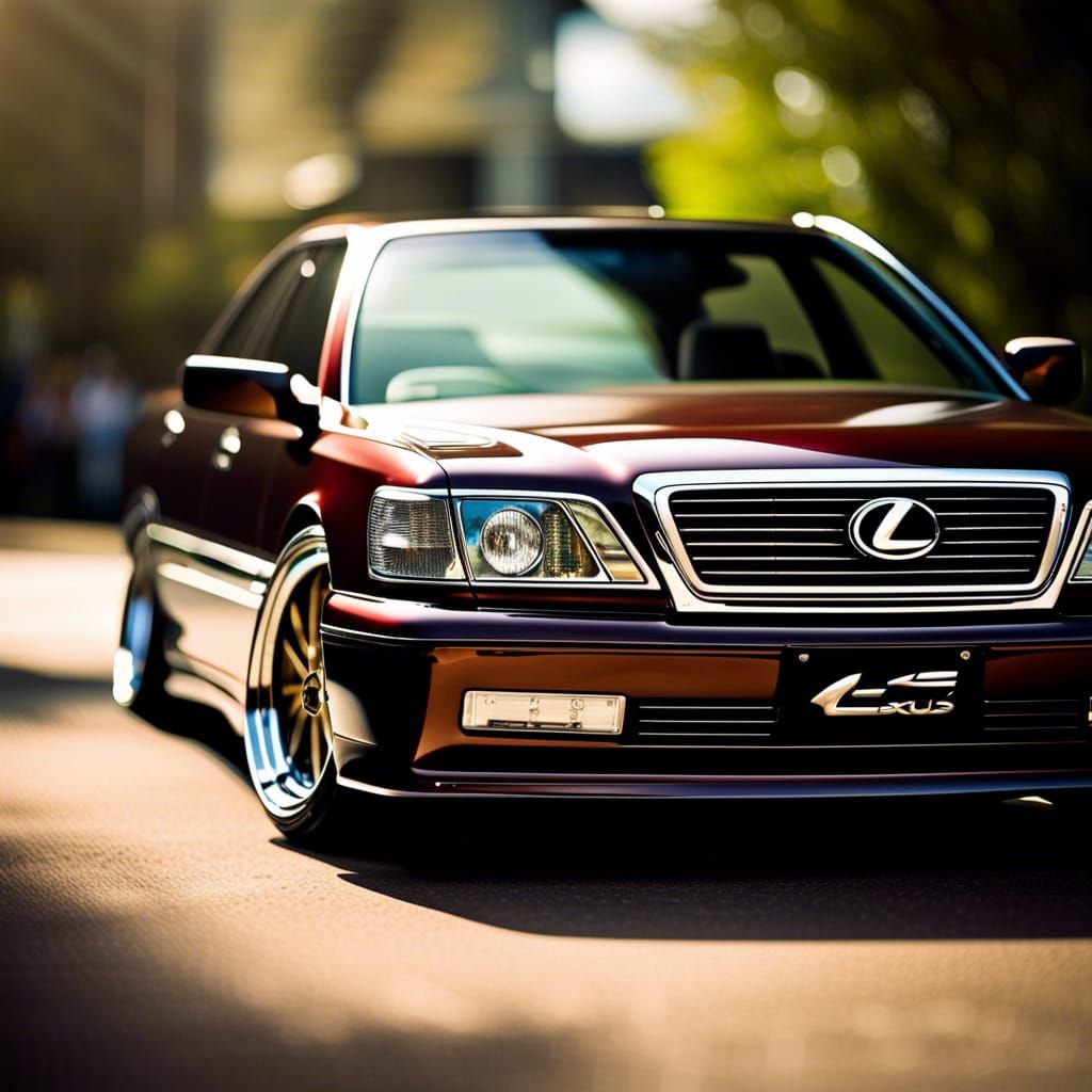 Modified Lexus LS400 in Professional Photography Style