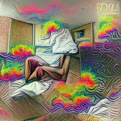 Depressed Mood in a Hotel Room on LSD