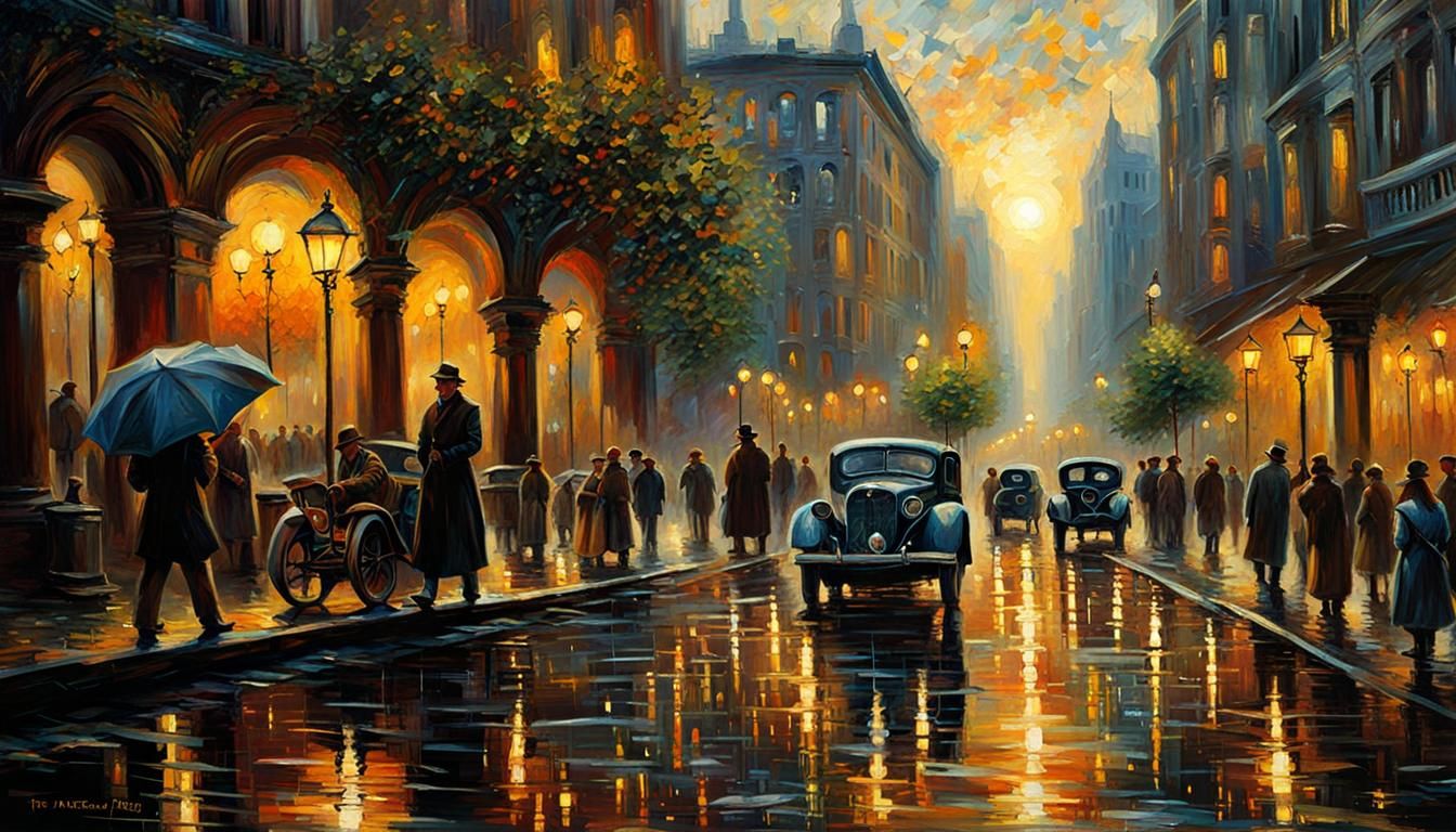 Hope in Dystopia: Impressionistic, Detailed Film Still