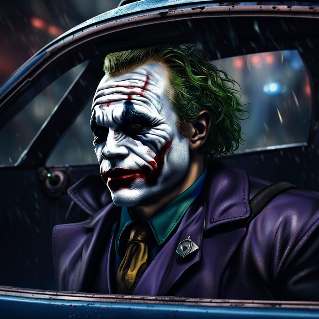 Joker Emerges: Detailed Matte Painting in 8K
