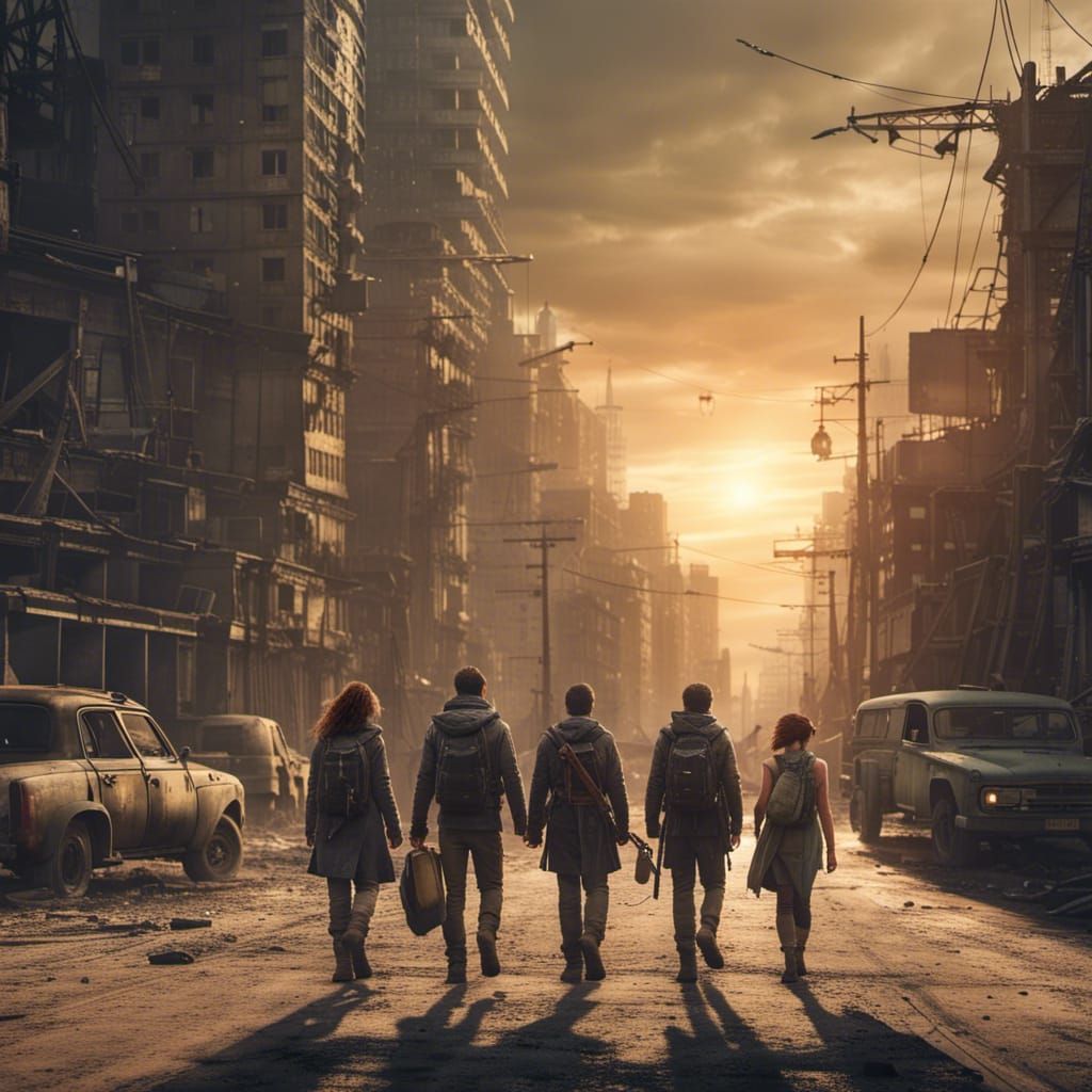 Post-Apocalyptic Sunset Walk