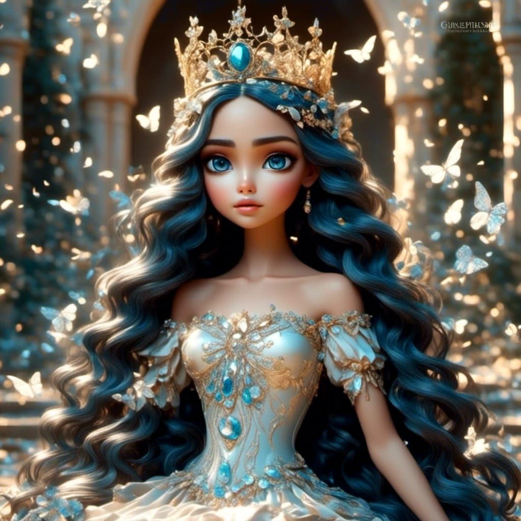 Chibi Princess in Tree, Griffith-Burton Style