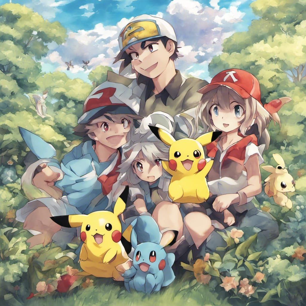 Pokémon Fan Art in Anime Manga Style