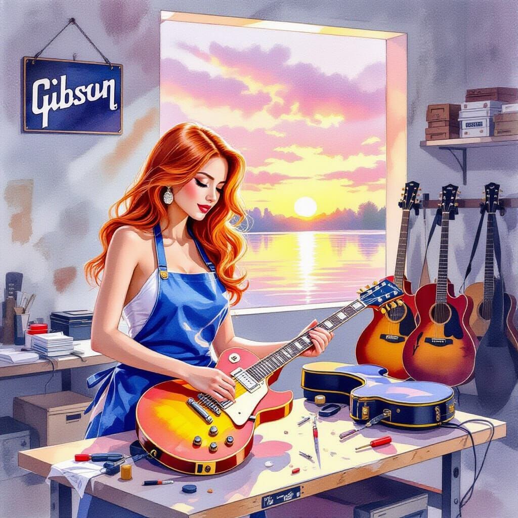 Gibson Workshop: Watercolor Sunrise Vista