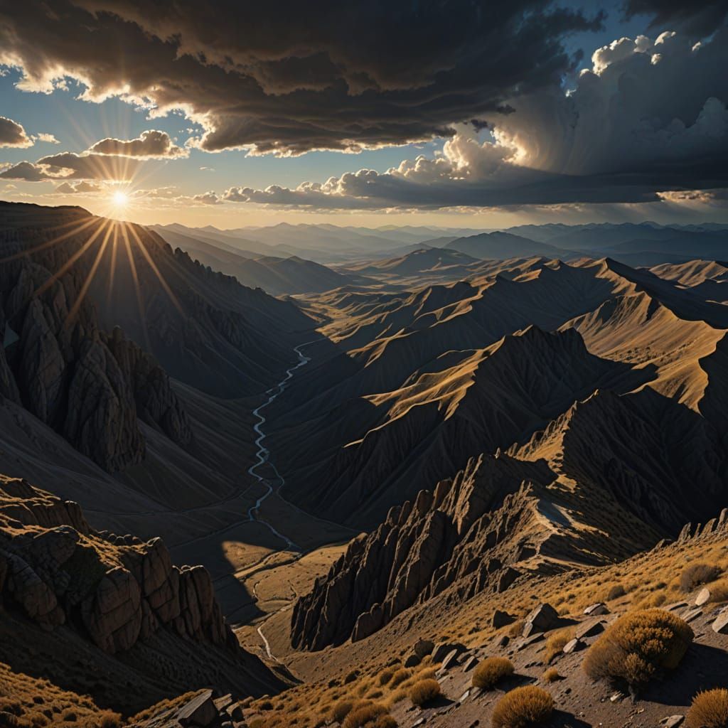 Hyperrealistic Angel Observes Humanity's Perdition