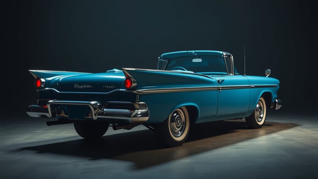 1958 Plymouth Belvedere in Cinematic Lighting