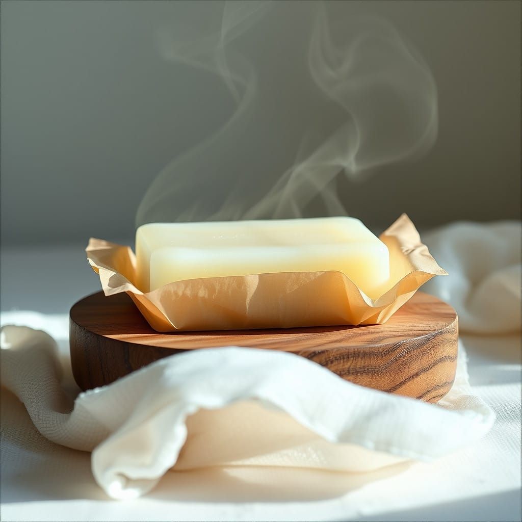 Artisanal Soap in Soft Light