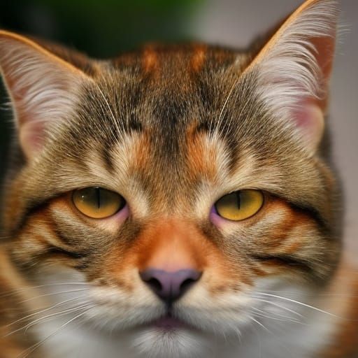 Hyperdetailed Portrait of Dog, Cat and Fish