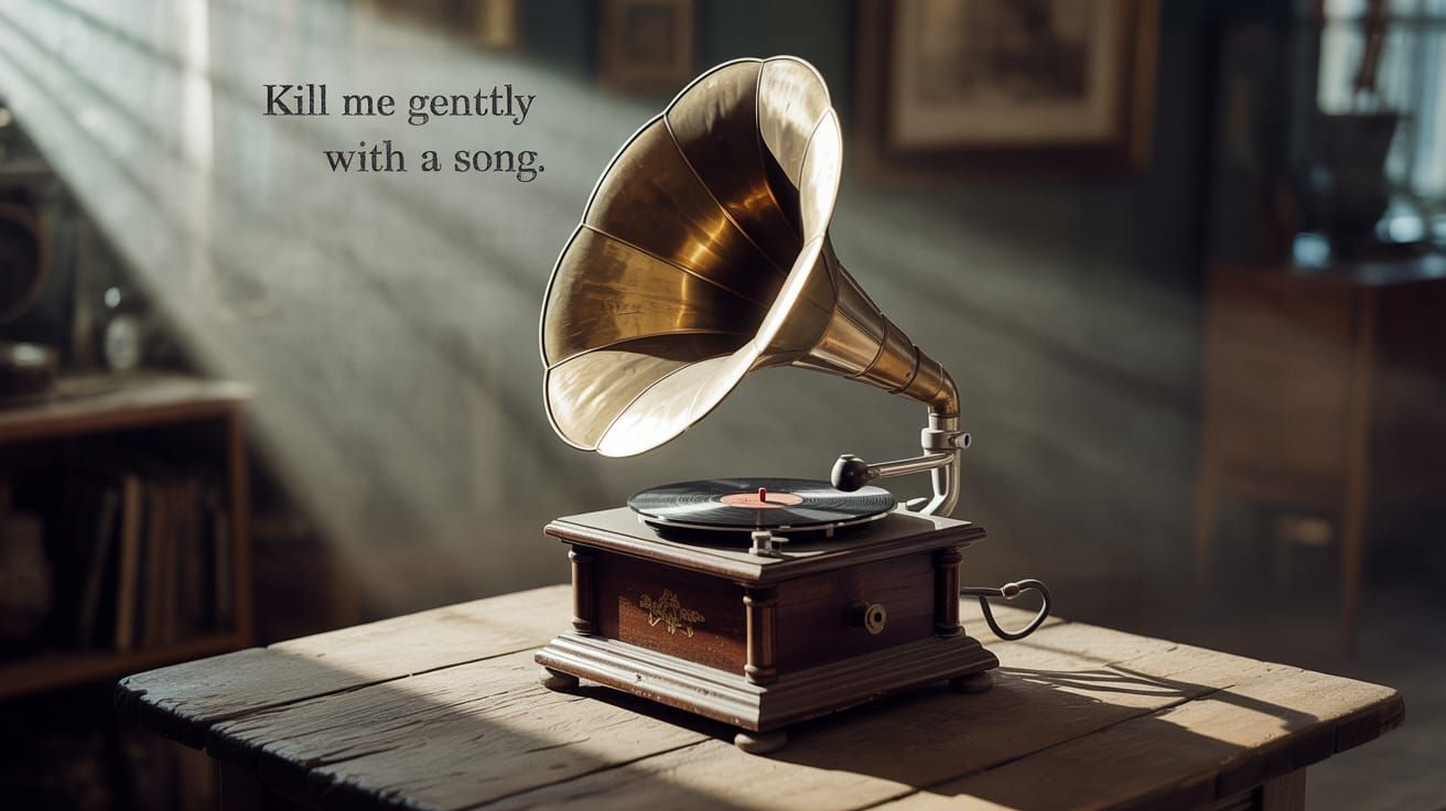 Antique Gramophone Echoes a Forgotten Song