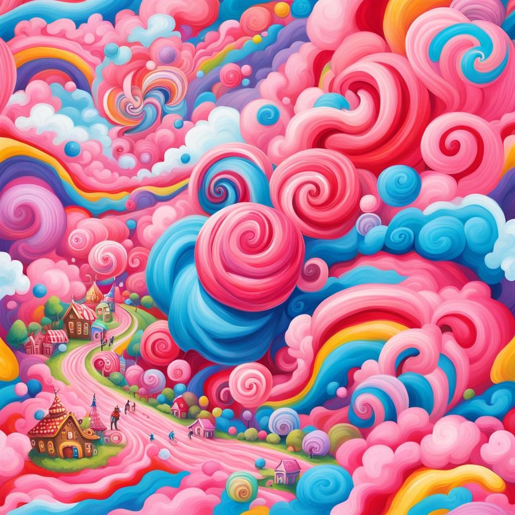Cotton Candy Tornado in Candyland Wonderland