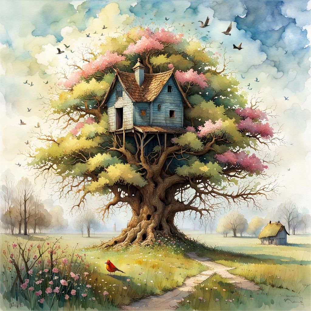 House In A Tree