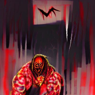 Eerie Boogeyman in the Shadows
