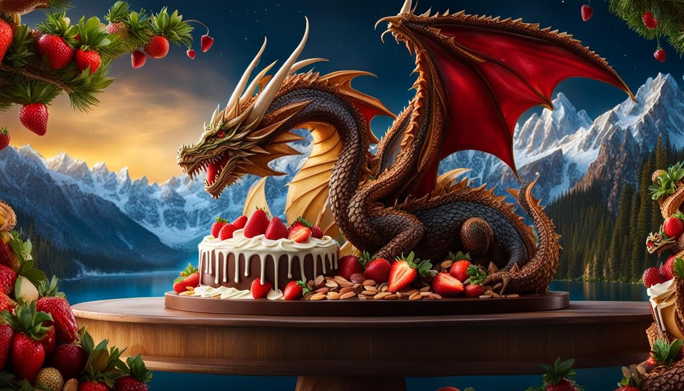Dragon cake