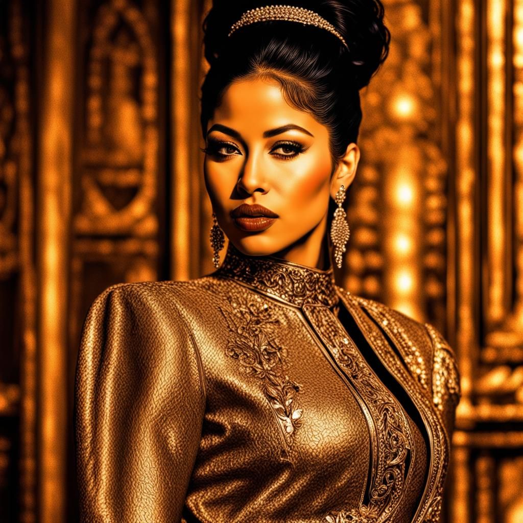 Hyperrealistic Portrait of Selena Quintanilla Perez