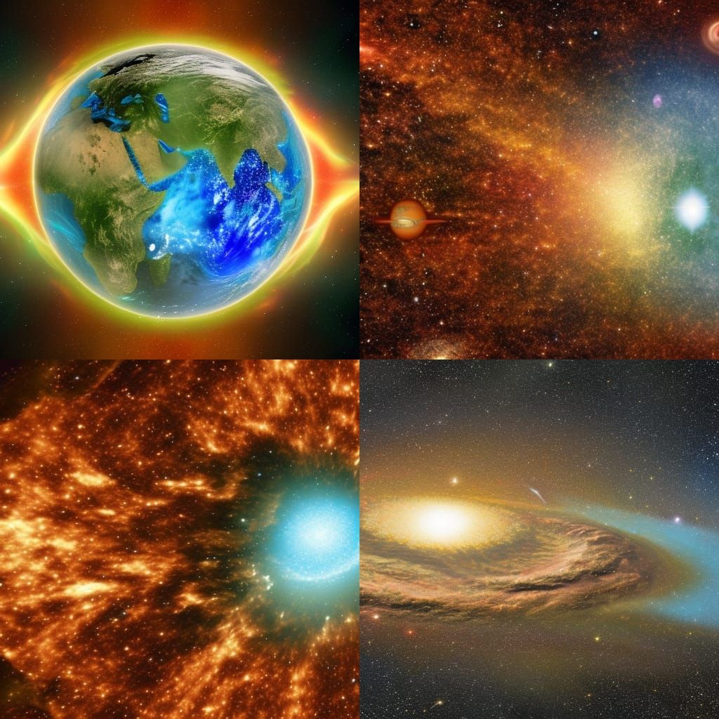 Photorealistic Earth After the Big Bang