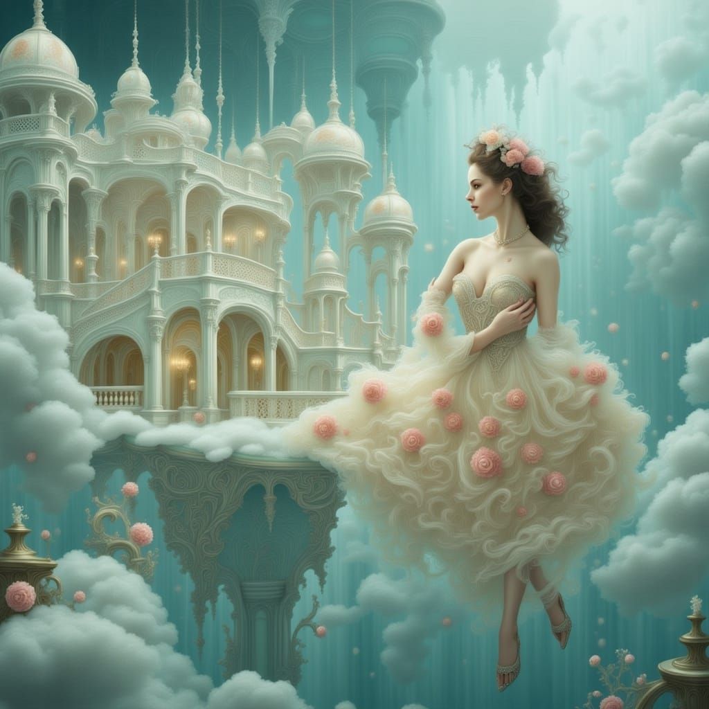 Dreamlike Surrealism in Pastel Hues