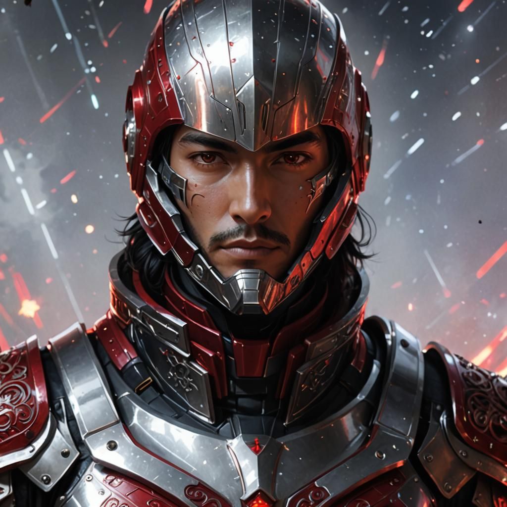 Epic Sci-Fi Legionnaire Portrait in Hyperrealism