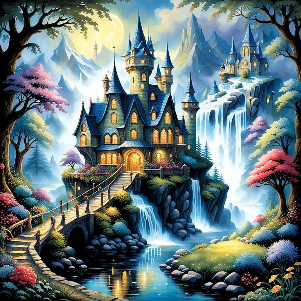 Magical Crystal Fairy World Pop-Up Book