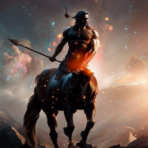 Nebula Torso Silhouette: Breathtaking 3D Splash Art