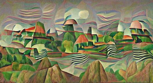 Panfuturist Landscape: A Study in Art Movements