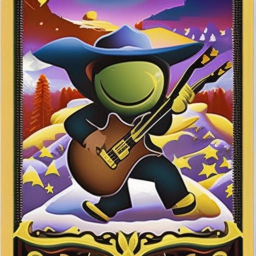 Goblin Bard Rocks the Tavern in Fantasy Scene