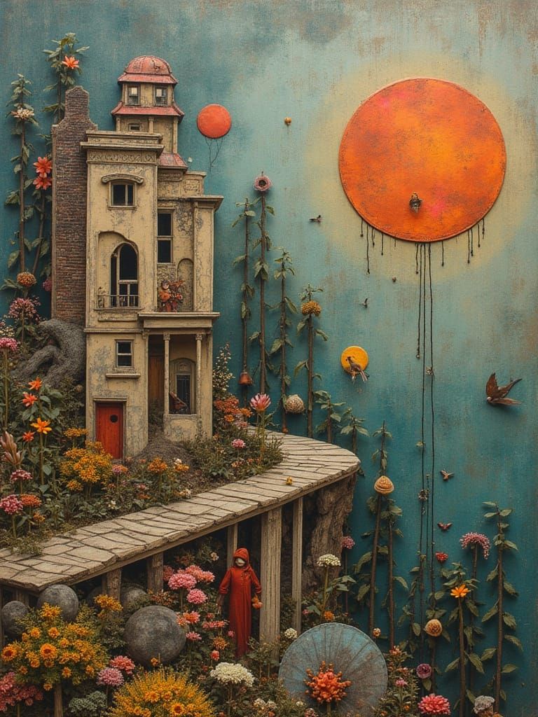 Mirroring Lost Dreams Hiding Found Objects Stretching From H...