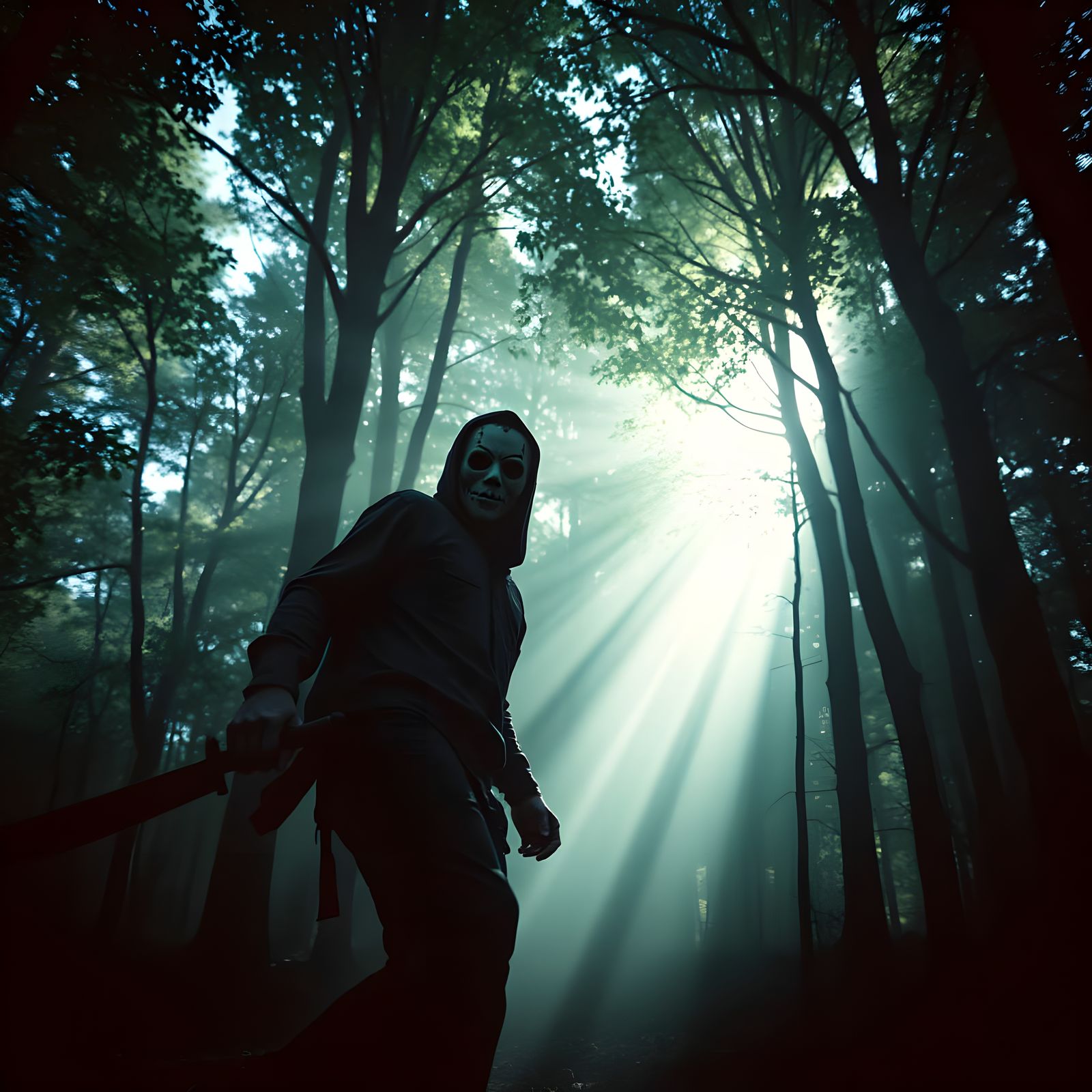 Stalker in the Woodland Scape