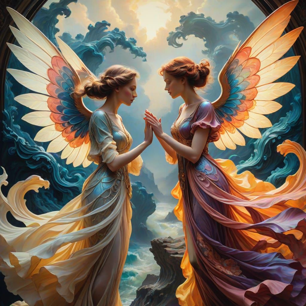 then angel from the past told the angel of the future we sho...