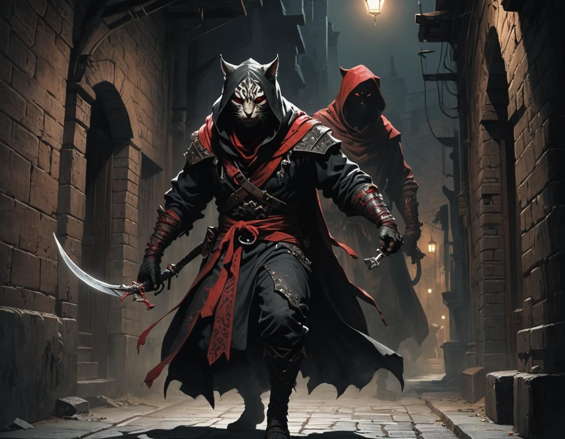 Skyrim Khajiit thief character