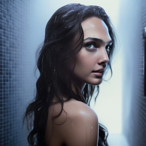 In the Shower - Gal Gadot