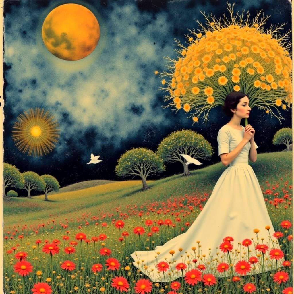 Kenneth Paul Bloch Style Illustration