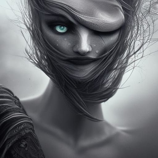 Surrealist Poem Realized as Digital Art