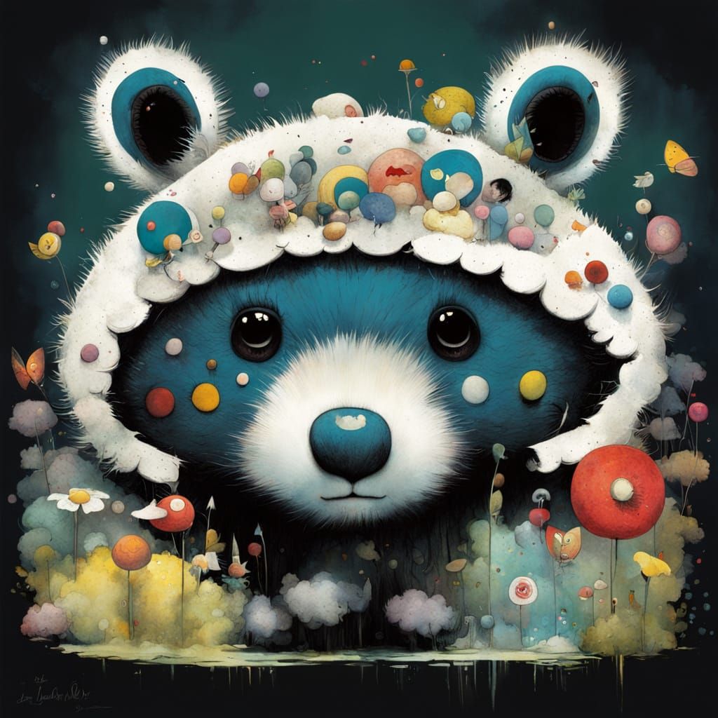 Whimsical Artistic Portraits in Playful Colors