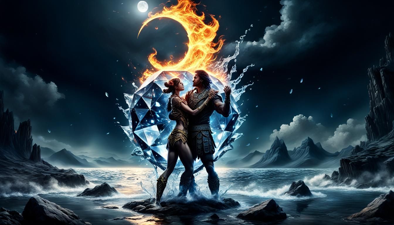 Epic Battle for Diamond: Water and Fire