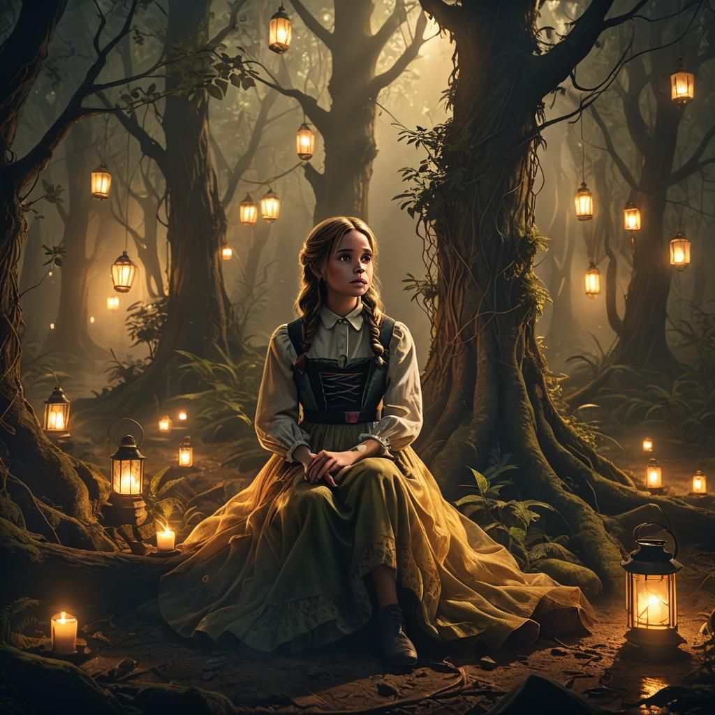 Annabelle in Mystical Forest Concept Art