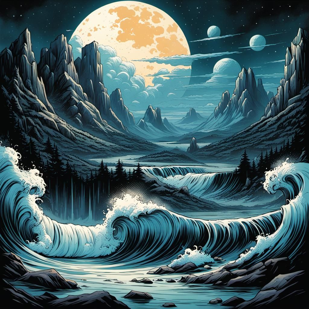 Dynamic Comic Book Art Illustration