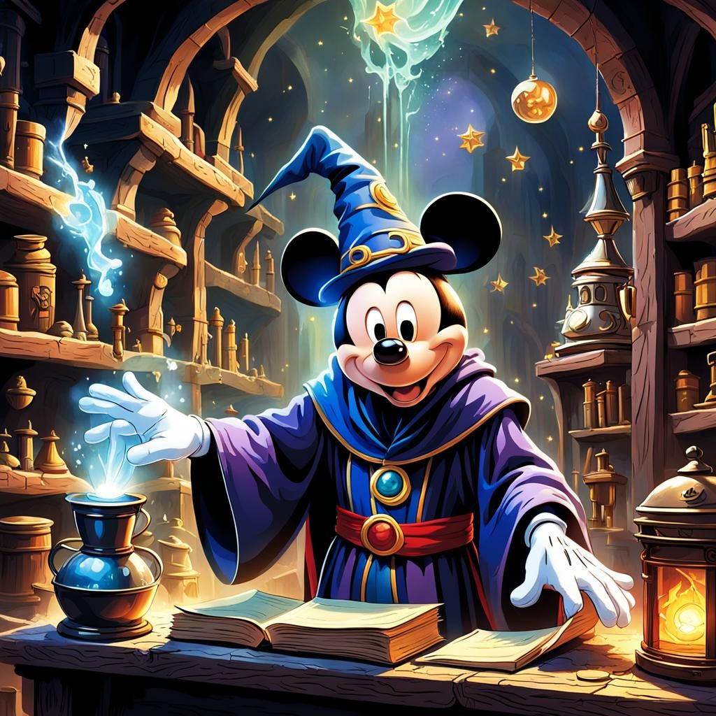 Mickey Mouse: Successful Sorcerer's Apprentice