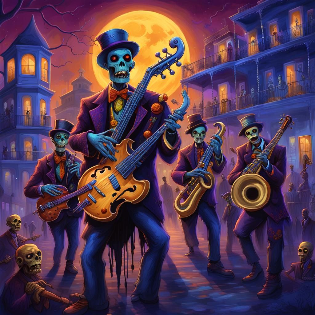 Voodoo Zombie Jazz Band on Mystical Stage