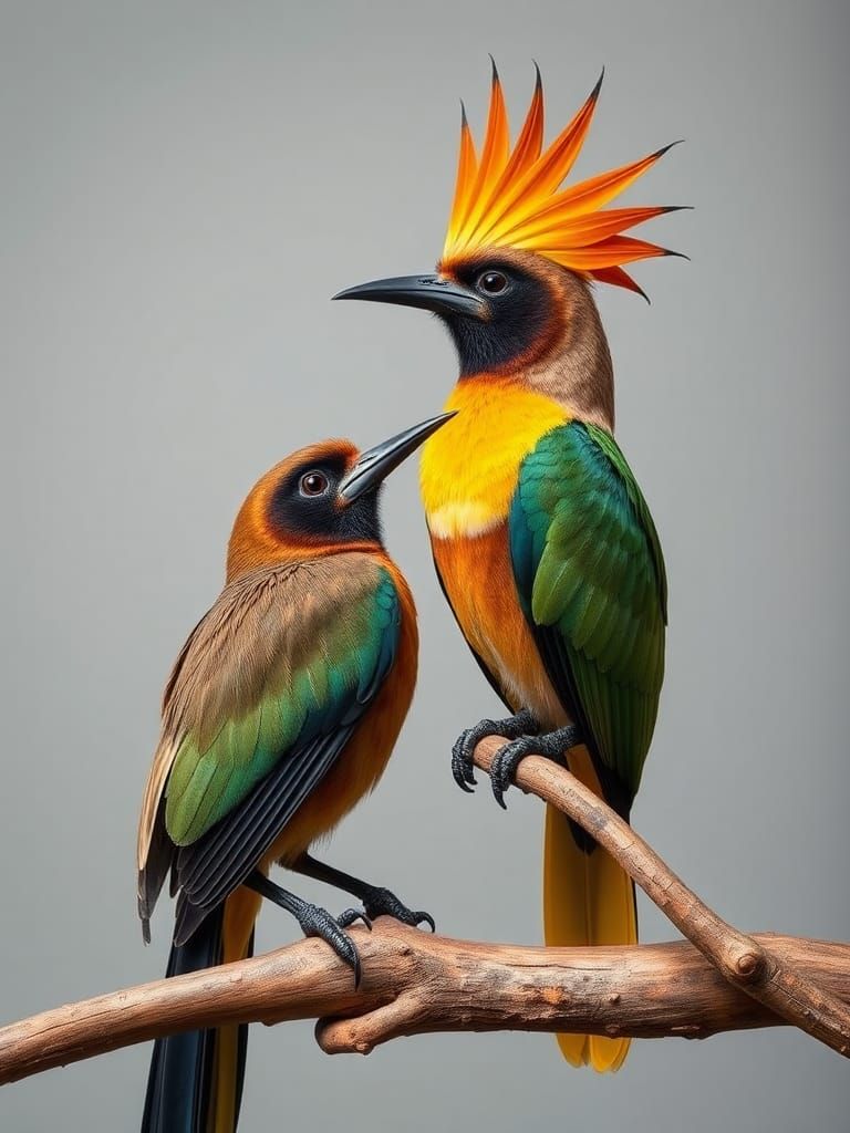 Whimsical Iris Folding of Wombilby Kookaburra