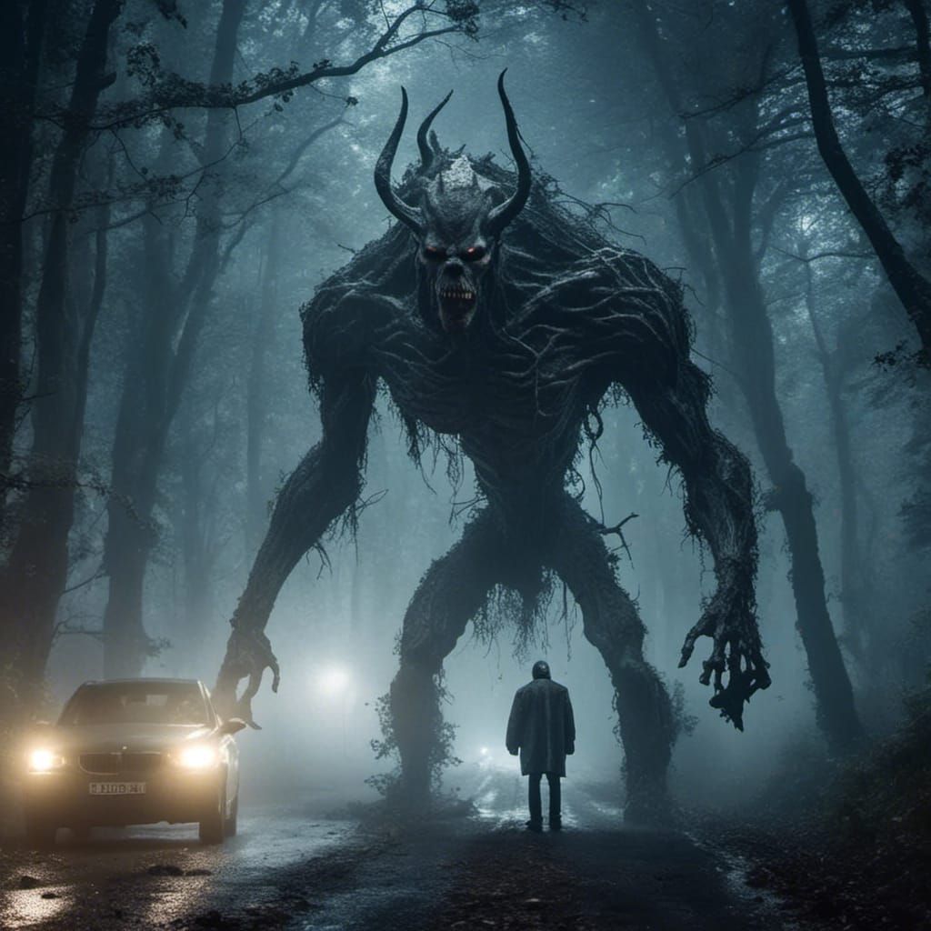 White Devil Urban Legend in Dark Fantasy Realism