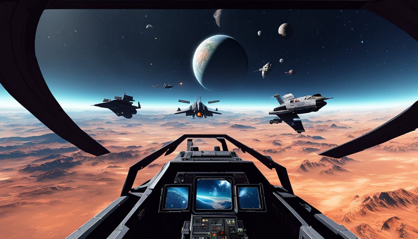 1982 Spacefighter Arcade Game in Photorealistic 3D