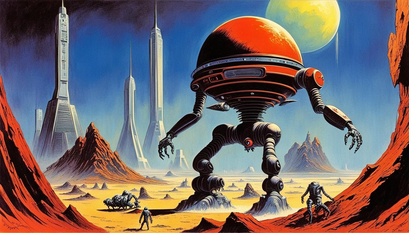 Epic Escape from Planet of Robot Monsters