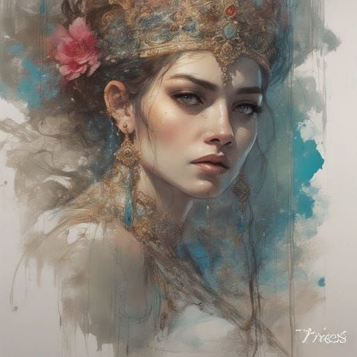 AI Generated Image of a Princess